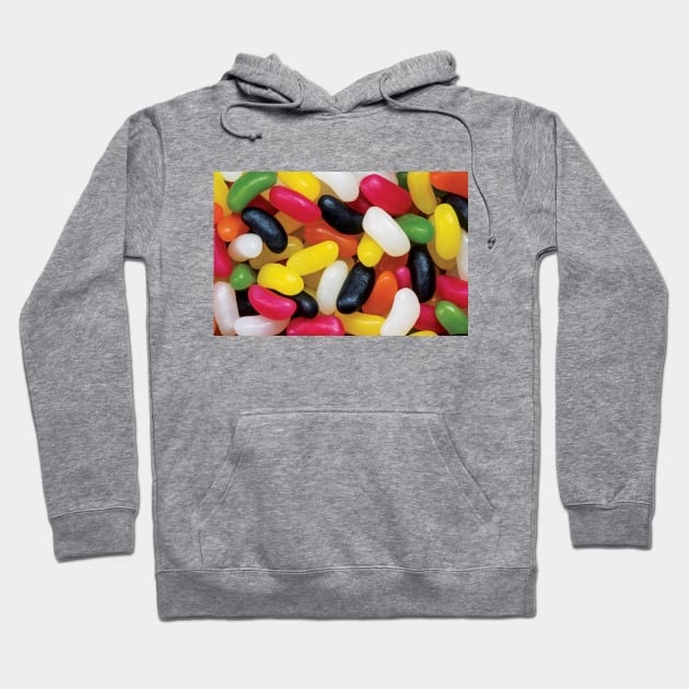 Jelly beans close up Hoodie by StefanAlfonso